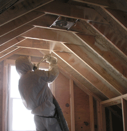 Riverside CA attic spray foam insulation